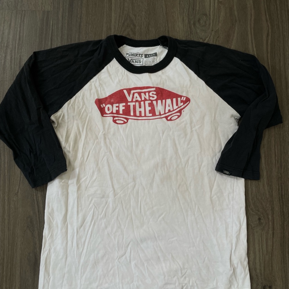 Vans baseball raglan shirt